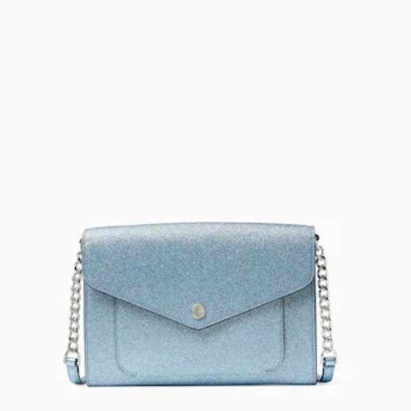 Kate Spade Frosty Sky Tinsel Flap Crossbody - Picture 7 of 9